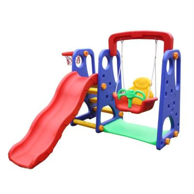 China Assets; easy to collect plastic kids new updated design kids swing and slide indoor play set for sale