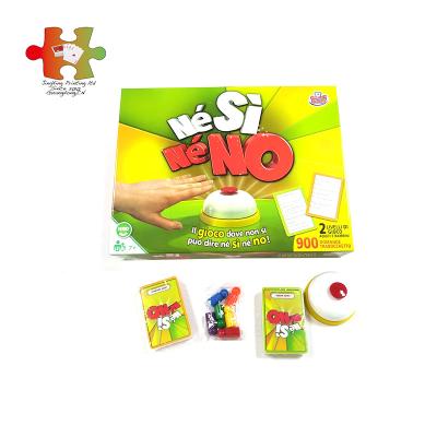 China Professional Family Paper Board Game For Children Educational Toys Customized for sale