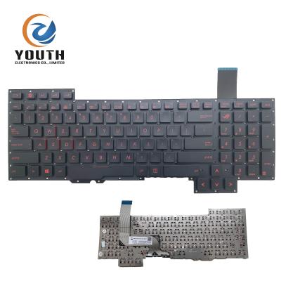 China New Laptop Wireless Keyboards For Asus G751 G751J G751JL Replacement Notebook Keyboard Wholesale for sale