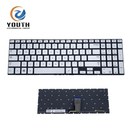 China New Laptop Capacitive Keyboards For Samsung NP770Z5E NP780Z5E Backlight Replacement Notebook Silver Keyboard for sale