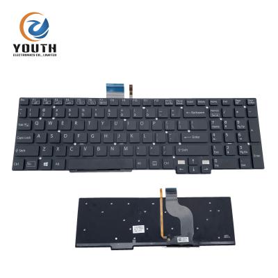 China New Laptop Capacitive Keyboards For Sony SVT15 Backlight USA Replacement Notebook Keyboard Wholesale for sale