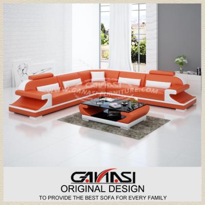 China Sofa Modern Corner Sofa , Leather Sofa Furniture Designs for sale