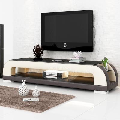 China Storage Factory Cost Modern High Gloss TV Stand Furniture For Living Room for sale