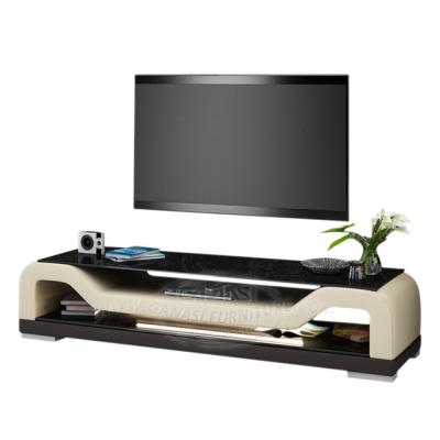 China Foshan Factory Wholesale Leather Modular TV Stand Table For Living Room Use for sale