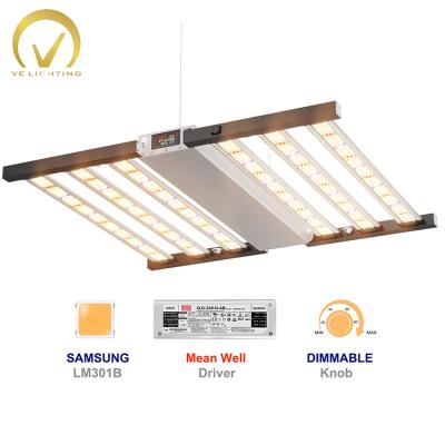 China Seed Starting 8 Bar Dimmable Lm301b Full Spectrum Plant Veg Top Selling Horticulture 480W 650W 890W LED Grow Light Bar for sale