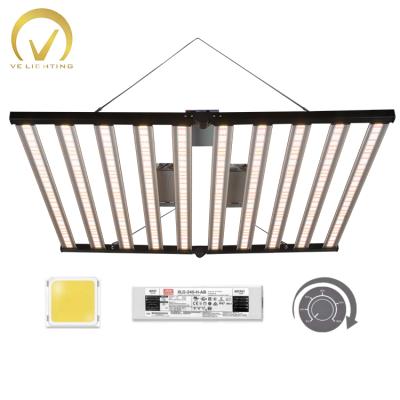 China Easy Install Latest Greenhouse Aquatic Plant Waterproof IP65 Growing Full Spectrum 1000W Collapsible Led Grow Light Bar for sale