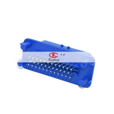 China Ampseal Series 35 Pin Automotive PCB Header Male Blue Connector 776231-5 for sale