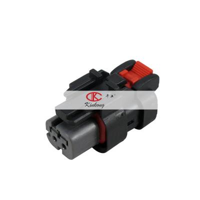 China 2 Way Automotive Black Female Waterproof Automotive Electrical Plug 776427-2 for sale