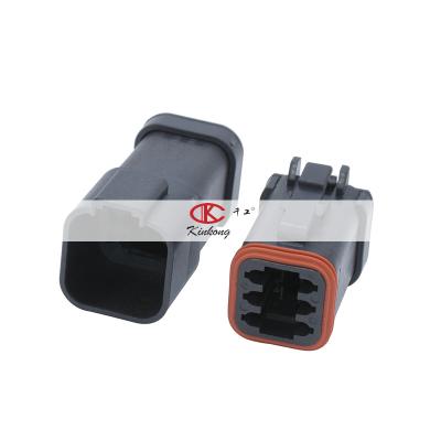 China DT06-6S-E005+W6S AT06-6S-EC01BLK DT04-6P-E005+W6S AT04-6P-EC01BLK 6 Hole DT Series Automotive Auto Connector for sale