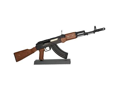 China Model Gun Toys Dismountable Metal Model Gun Mini AK47 Rifle Diecast Alloy Sets for sale