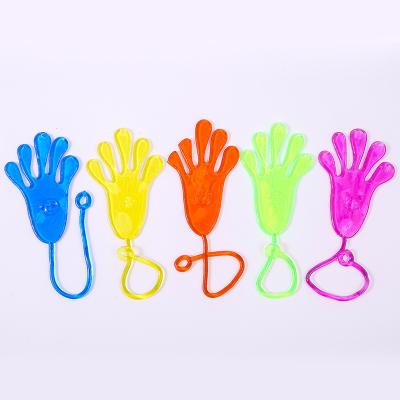 China Silica Elastic Telescopic Sticky Palm Mounts Wall Toys Leisure Decompression Sensory Toy for sale