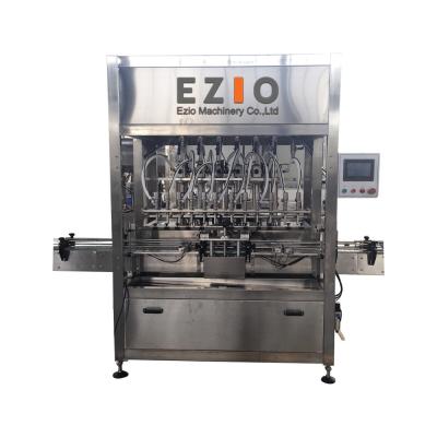 China Professional Servo Motor Control Piston Production 800bph Small Scale Oil Filling Machine for sale