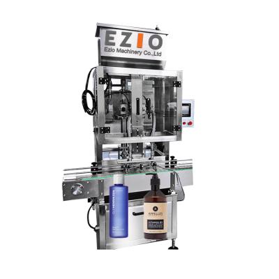 China Servo Motor Control Piston EZIO-P200 Jar Body Lotion Gel Liquid Bottle Servo Automatic Cosmetic Bottling and Capping Machine for Toner for sale