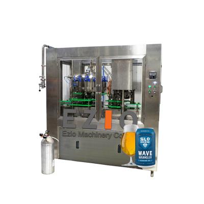 China Professional Company Tour Manufacturer Small Capacity Beer Filling Machine For Aluminum Can for sale