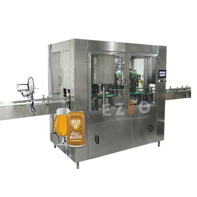 China Company Tour Free Mechanical Beer Can Filling Line for sale