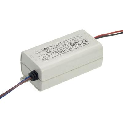 China Taiwan MEANWELL APV-16 APV-16 Series 5V~24V 0.67A~2.6A 16W Switching Switching Single Output Power Supply for sale