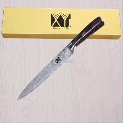 China Viable Chinese Standard 440C Stainless Steel Chef Knife 8 Inch Factory Yangjiang XYj Kitchen Knives for sale