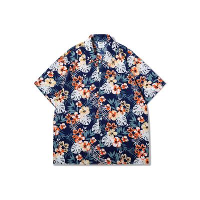 China Hawaiian Shirts 2022 One Button Shirts Mens Shirts Beach Shortsleeve Shirts Hawaiian Casual Musical Instruments Printed Shirts Full Camicias for sale