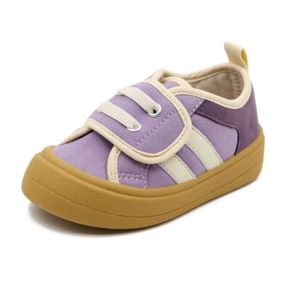 China TPR Korean version of small fabric shoes 2023 spring fashion new children's shoes boys and girls soft unique indoor baby shoes for sale