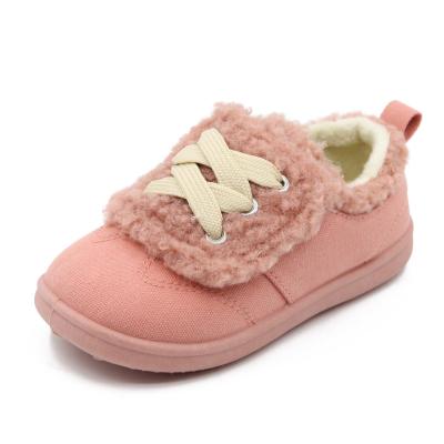 China TPR 2023 new winter children's cotton shoes Korean version of children's shoes plus hot baby shoes factory direct supply for sale