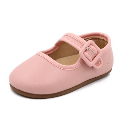 China New summer children's shoes candy color sweet prodigal soled square buckle princess shoes girls breathable 22-31 for sale