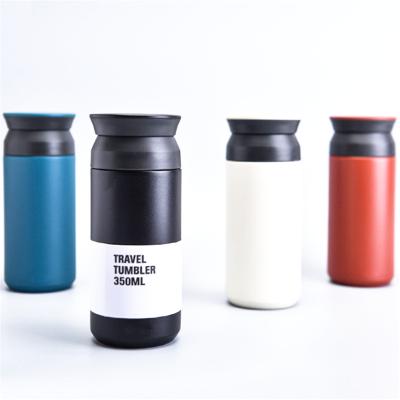 China PORTABLE 350ml BPA Free Wall Double Vacuum Clean Kids School Water Bottles Office Thermos Coffee Tumbler for sale