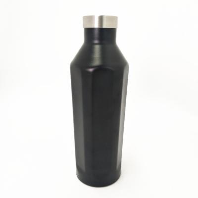 China Business Promotion Gift 600ml 304 Stainless Steel Hexagon Vacuum Outdoor Water Bottle for sale