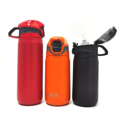 China PORTABLE Custom Sublimation Insulated Stainless Steel Travel Straw Thermos Water Bottle For Kids for sale