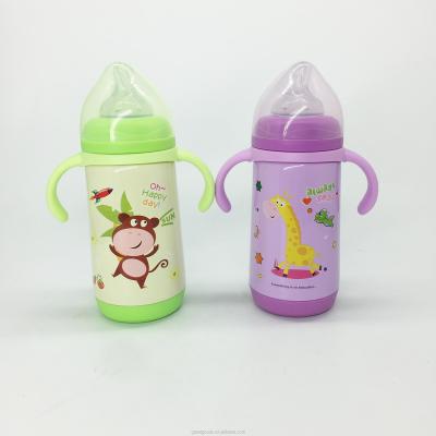 China Stainless Steel 300ml BPA Free Sublimation Free Baby Feeding Water Bottle for sale