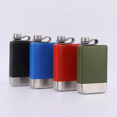 China New Arrival Unique Custom Design 8oz Stainless Steel Hip Flask Liquor Whiskey Flask for sale