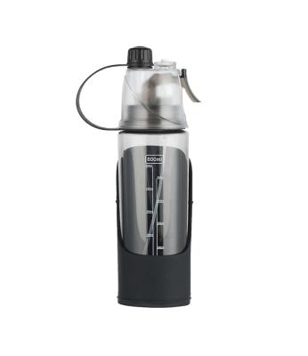 China 2022 Sustainable Spray Cooling Water Bottle 600ml Portable Pet Water Dispenser Dog Water Bottle for sale