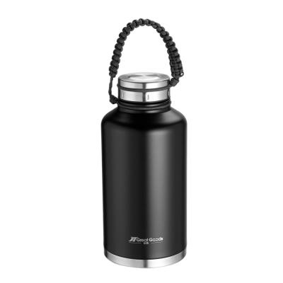 China Business Stainless Steel Vacuum Insulated Thermos Sport Water Bottle 64oz for sale