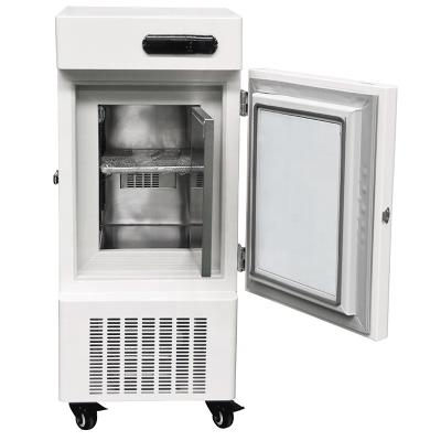 China Medical Cryogenic Mini Medical Laboratory Vertical Equipments 28L -80 Degree Freezer for sale