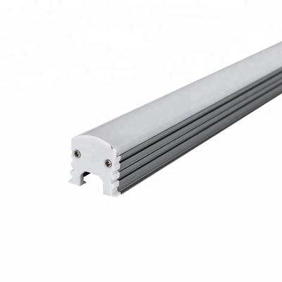 China Ourdoor building lighting high quality linear trunking system LED light connect 1 no rail by1 dark light led light bar for sale