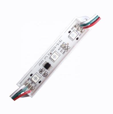 China Addressable Channel Letter Advertising Led Module Dream Full Color Led Module WS2811/LPD6803/UCS1903 Module for sale