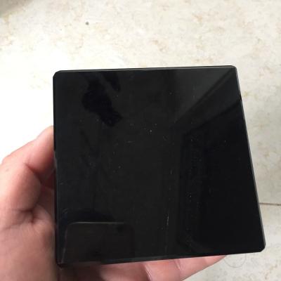 China China Natural Black Obsidian Slab Quartz Crystal Slice for sale