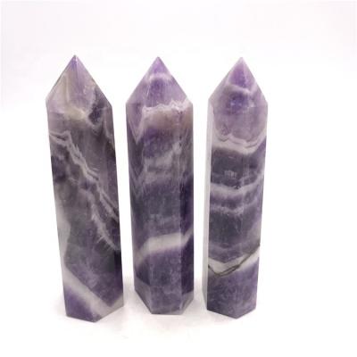 China China Natural Amethyst Quartz Crystal Point Dream Wand for sale