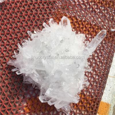 China Wholesale Big Size Natural Clear Europe Rock Crystal Point Crystal Clusters Quartz For Sale for sale