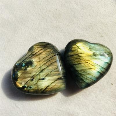 China Natural Crystal Heart Shaped Labradorite Heart From China for sale