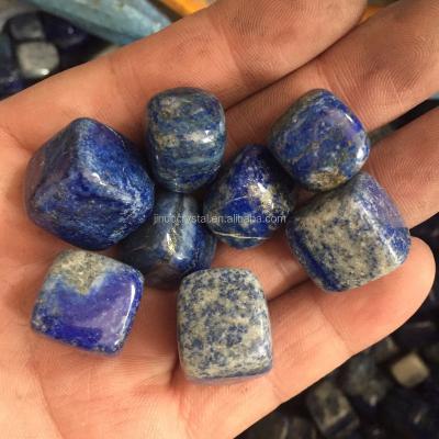 China China wholesale natural lapis lazuli cube tumbled gravels crystal stone for home decoration for sale