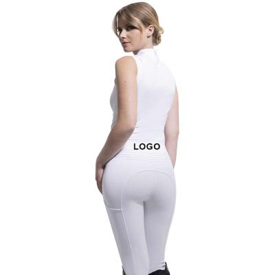 China Wholesale Custom Lady Equestrian Leggings Fashion Performance Breeches Ladies Silicone Breeches Accept Customzied Size for sale