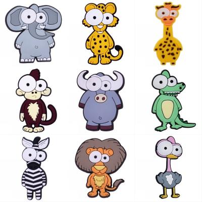 China Newest Clog Charm XH-62 Cartoon Style Animal Animal Designs Clog Shoe Charms For Kids for sale