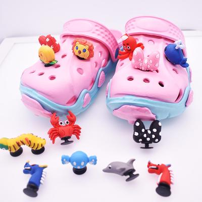 China Eco-friendly 3d maker pvc shoe charm drag shoe charms kids shoe decoration for sale