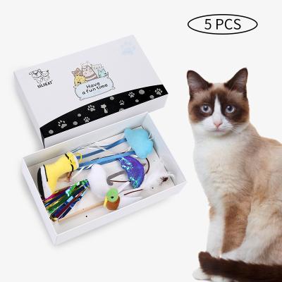 China Eco-Friendly Cats Wholesale In Running Interactive Cat Puzzle Toy Set With Gift Box Package for sale