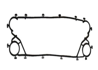 China Rubber Parts Gaskets AT1309 Dust Free Compact Structure for sale