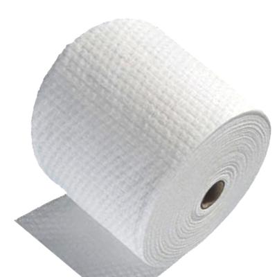 China Disposable Disposable Special Soft Towel Roll Native Plant Fiber Mesh Big Roll for sale