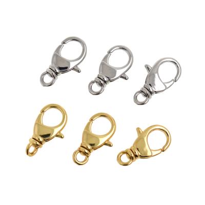 China DIY Jewelry Supplies CLASSIC Gold Plated Lobster Clasp Swivel Buckle Spring Loop Hook 20x12mm for sale