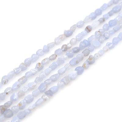 China High Quality Natural Stone Gemstone Jewelry Loose Beads Light Purple Lace Agate Gemstone Beads for sale