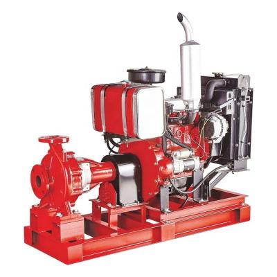 China Irrigation and Agriculture Horizontal Pipeline Diesel Engine Pumps Fire Fighting Pump for sale