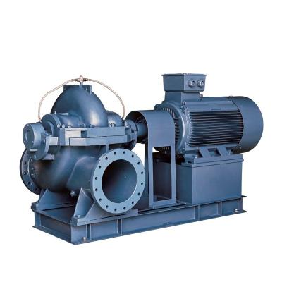 China Industrial Utilities Suction Pump Utilities Horizontal High Pressure Double Case Split Pump Large Flow Water Pump for sale